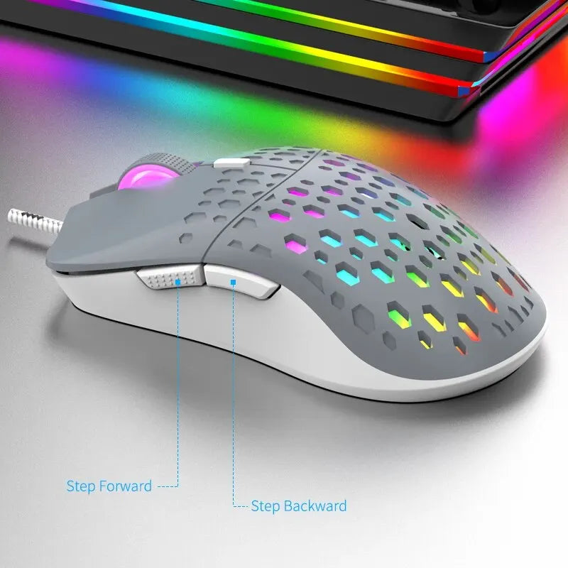 Professional RGB Gaming Mouse - Precision Control - Content Creator Streaming Equipment - 1ndigo.co