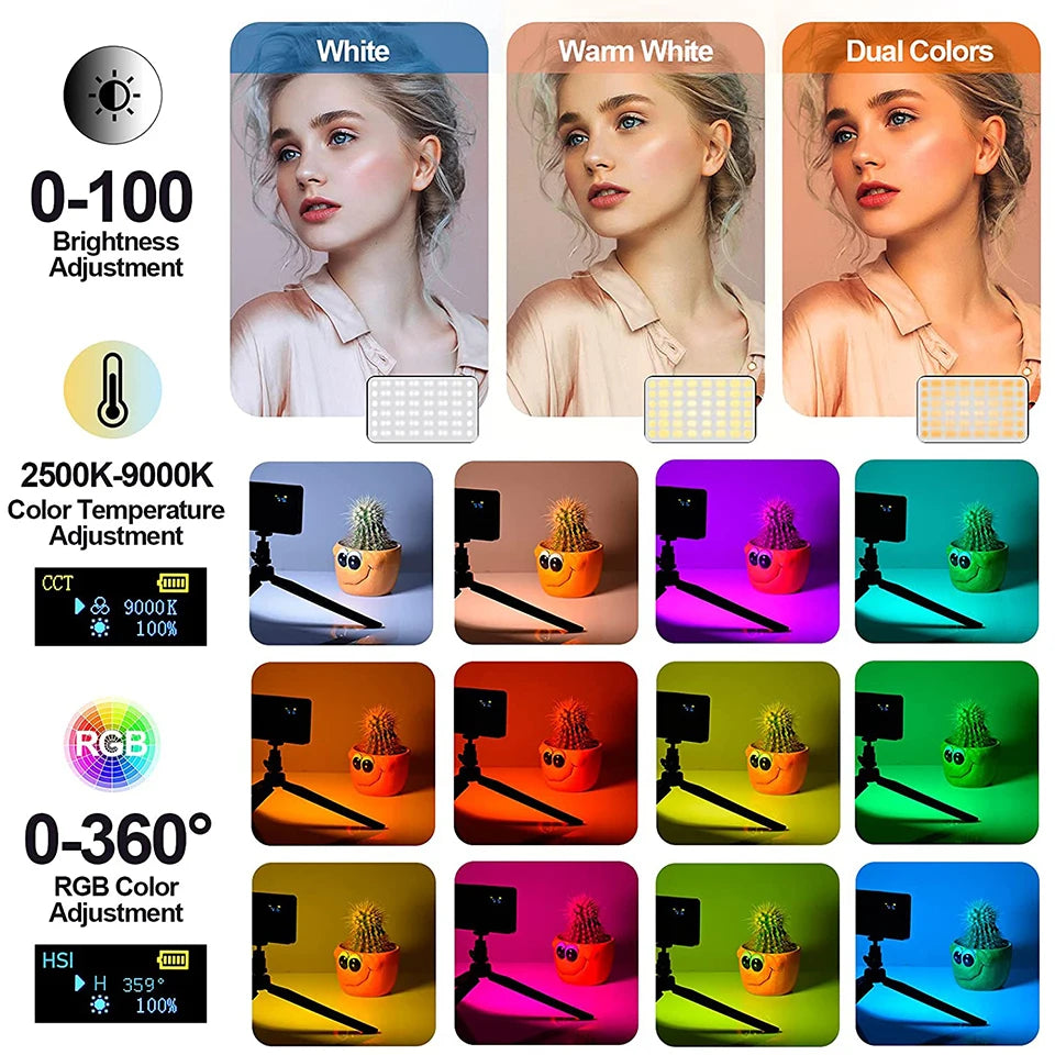 Professional Photography Light Panel - Studio Quality Lighting - Content Creator Video Equipment - 1ndigo.co