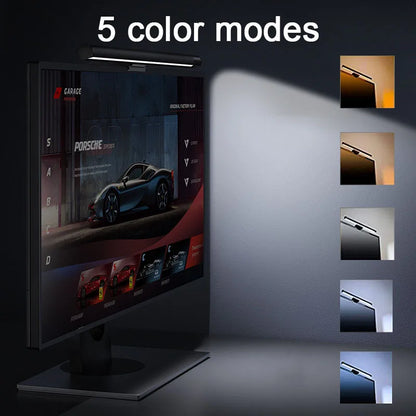 44cm RGB LED Monitor Light Bar with customizable lighting modes for desk setup