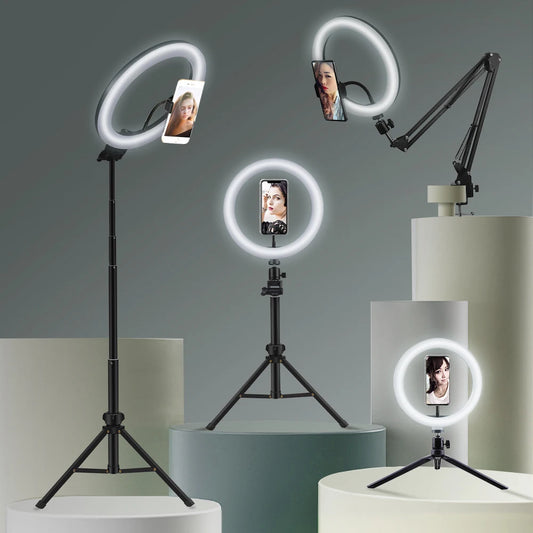 "Professional LED Ring Light - Studio Quality Lighting - Content Creator Photography Equipment - 1ndigo.co"